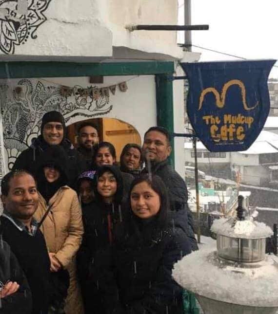 Ms Dhoni in mussoorie with sakshi and ziva fans disappointed