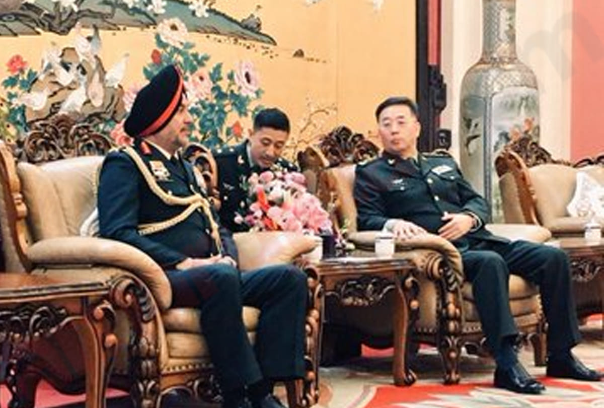 CHINA HOSTS NORTHERN ARMY COMMANDER : INDIAN MILITARY DELEGATION ON A FIVE DAY VISIT TO CHINA