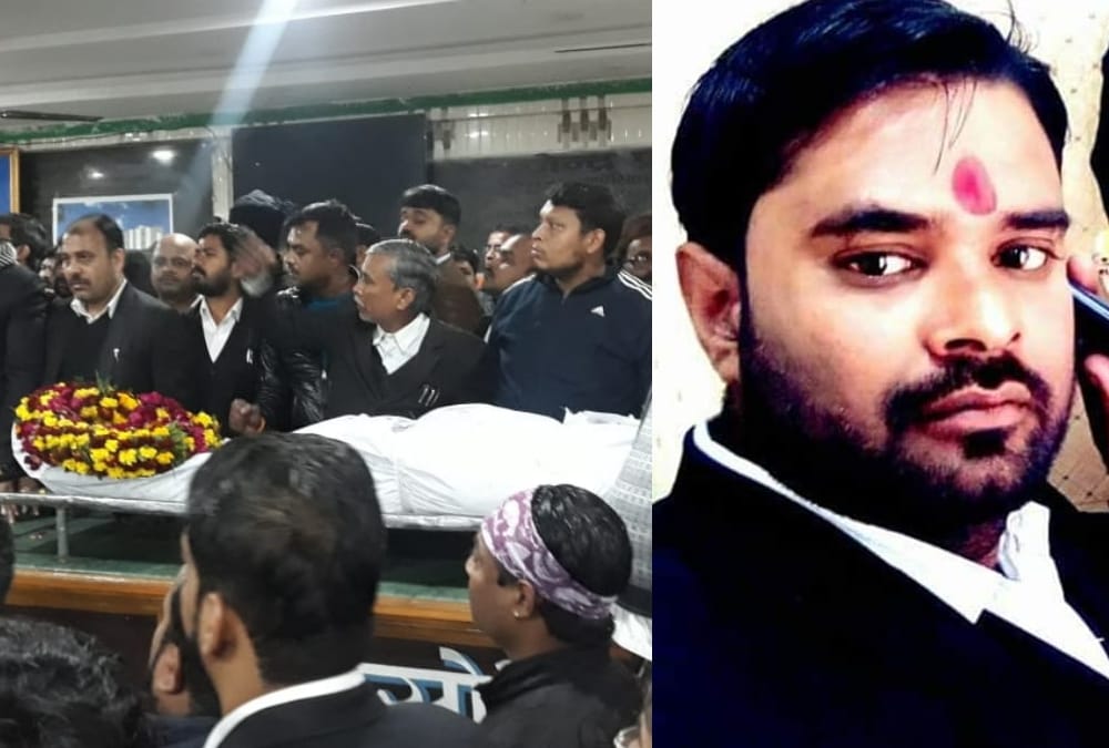 Lawyer Shishir Tripathi murder in Lucknow.