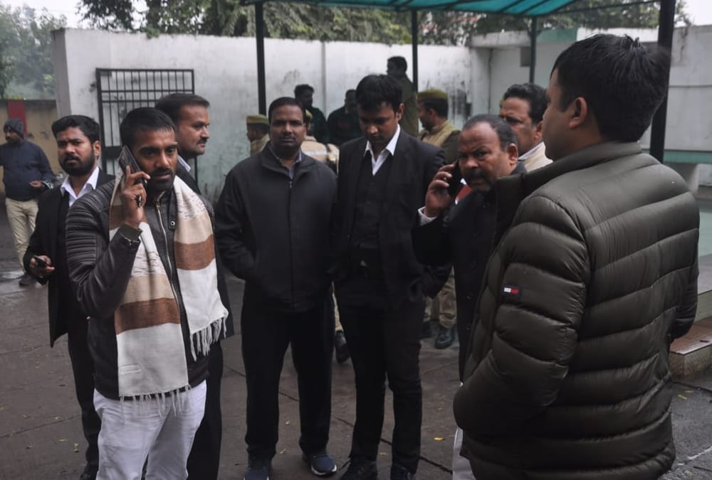 Lawyer Shishir Tripathi murder in Lucknow.