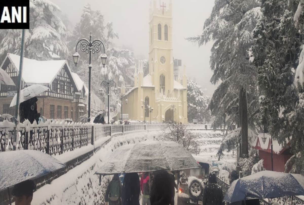 heavy snowfall of the season in Himachal, again orange alert issued for himachal