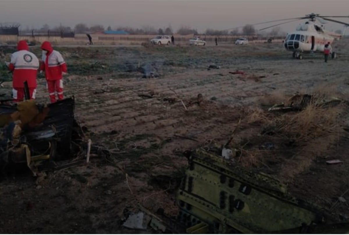 Ukrainian airplane crashed in Tehran 176 passengers on board