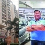 मृतक गौरव चंदेल(दाएं) और उनका फ्लैट(बाएं)