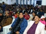 कवि सम्मेलन में मौजूद अतिथि।