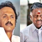 O.Panneerselvam and MK Stalin
