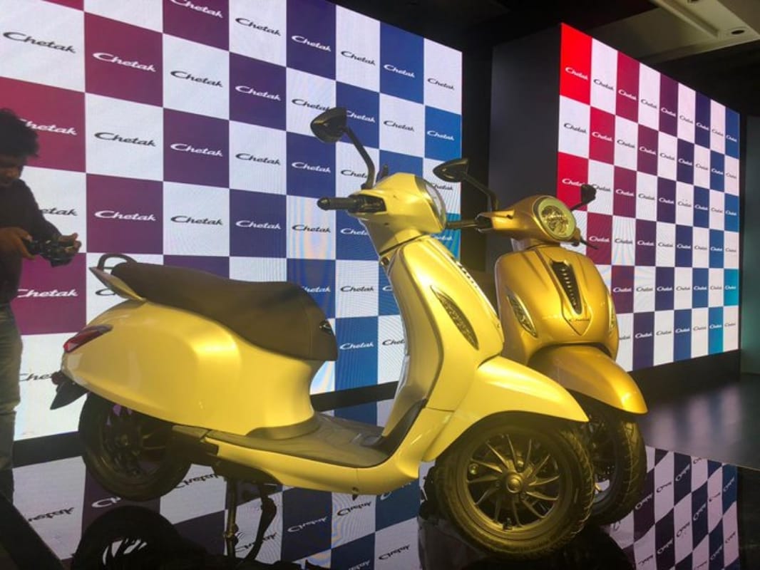 bajaj chetak electric scooter launch price in india bajaj chetak electric scooter specifications