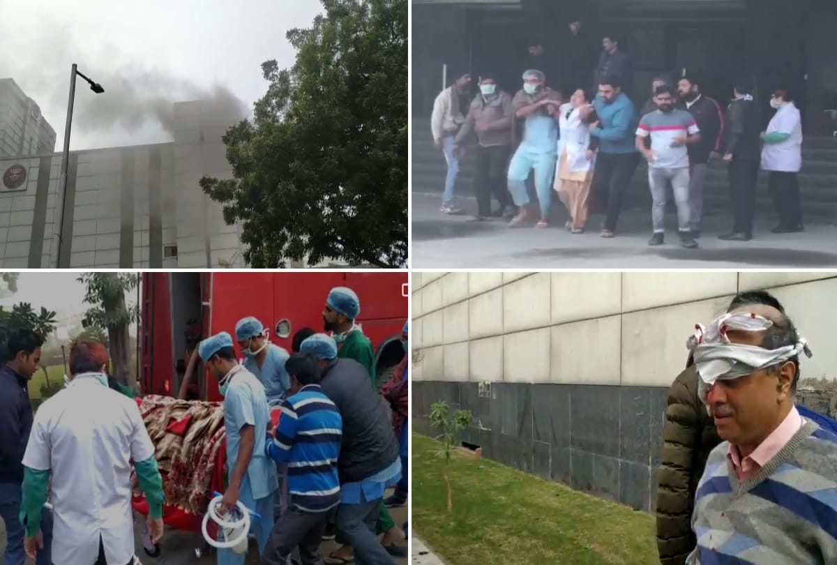 Noida Hospital Fire News: sector 24 esic hospital catches fire three fire tenders at spot