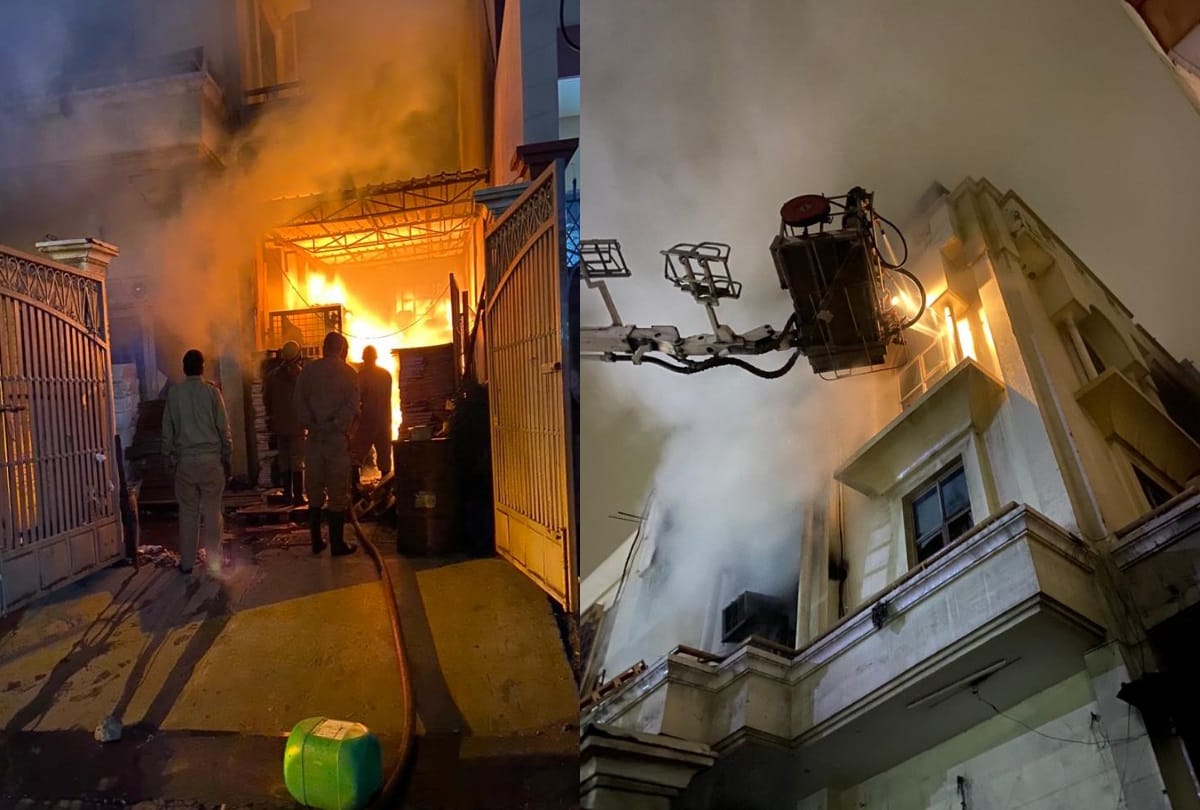 Delhi: Fire has broken out in Patparganj Industrial Area