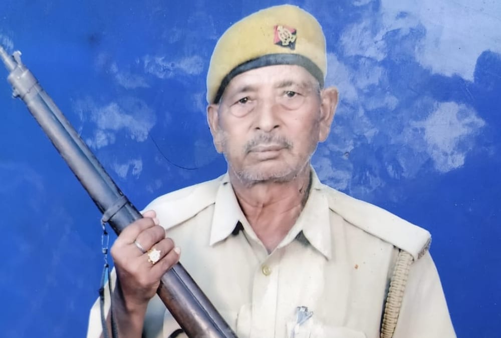 Home guard died because of illness in Gonda.