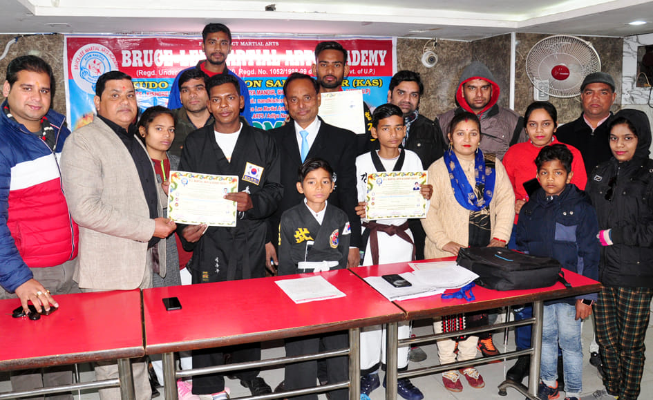 Players showed strength in martial arts competition