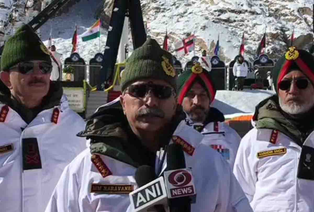 Indian army chief Manoj Mukund Narwane reached Siachen