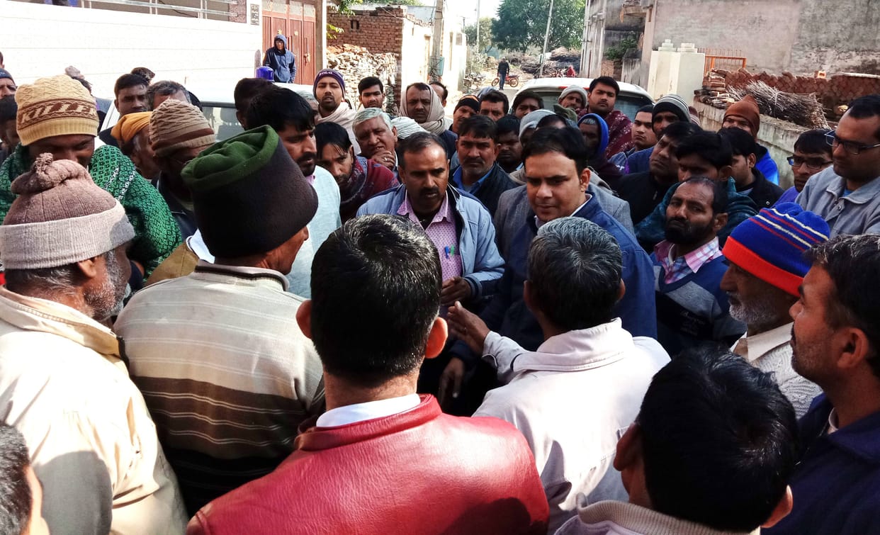 Man died in Rewari after touching corrunt