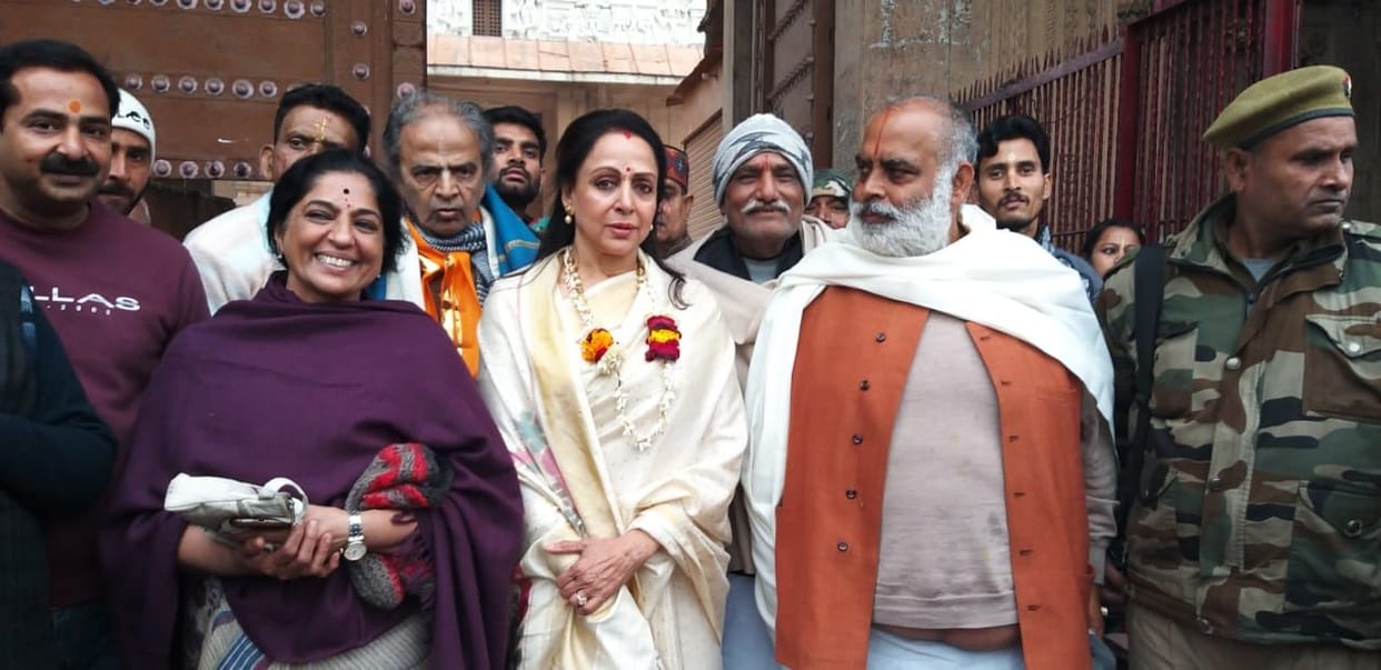 hema in temple mathura