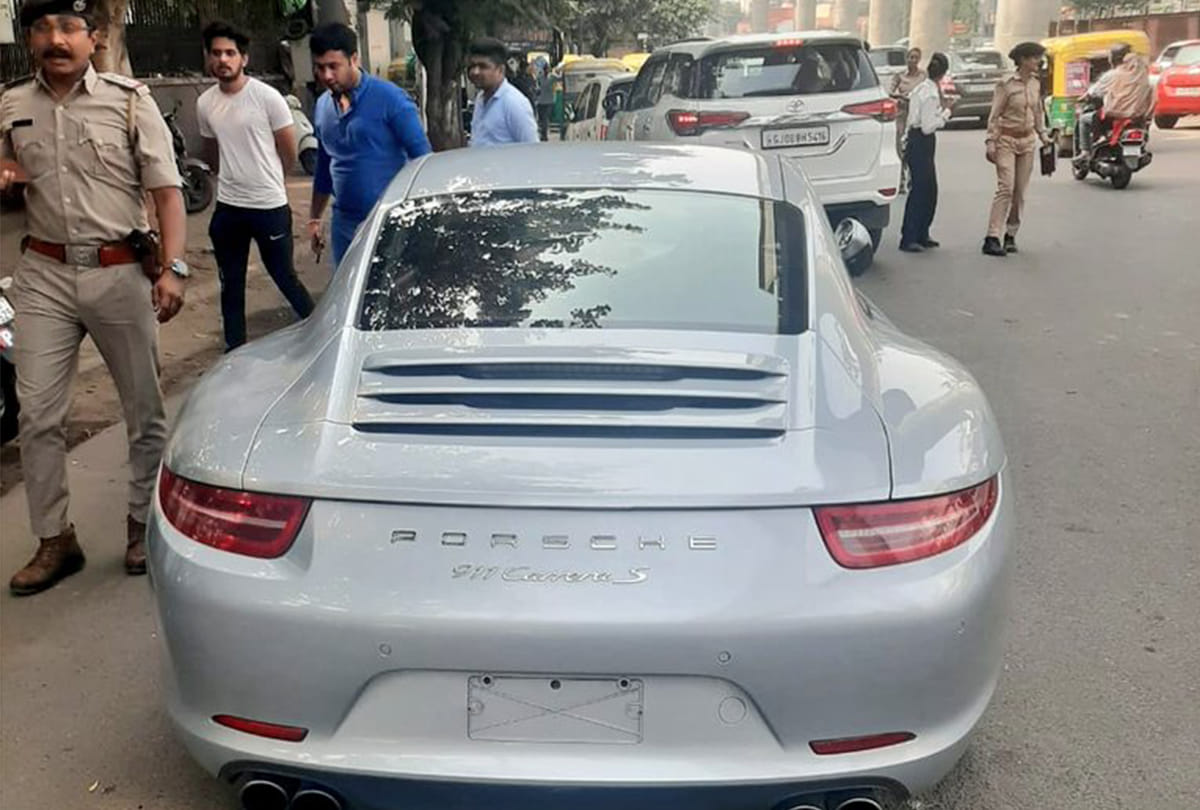 highest traffic challan in india Rs 27.68 lakh deposited to take back Porsche 911 sports car