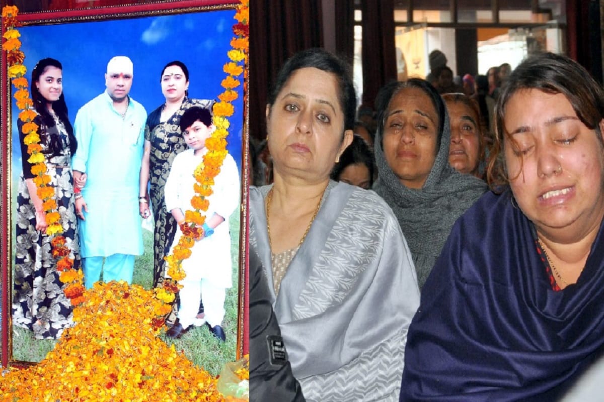 Shamli Murder Case, Several leaders paid tribute to Ajay Pathak's family of tehrivi