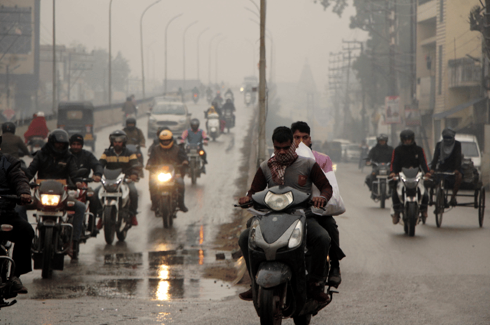 Heavy rain in varanasi today weather Western disturbance temperature rain winter