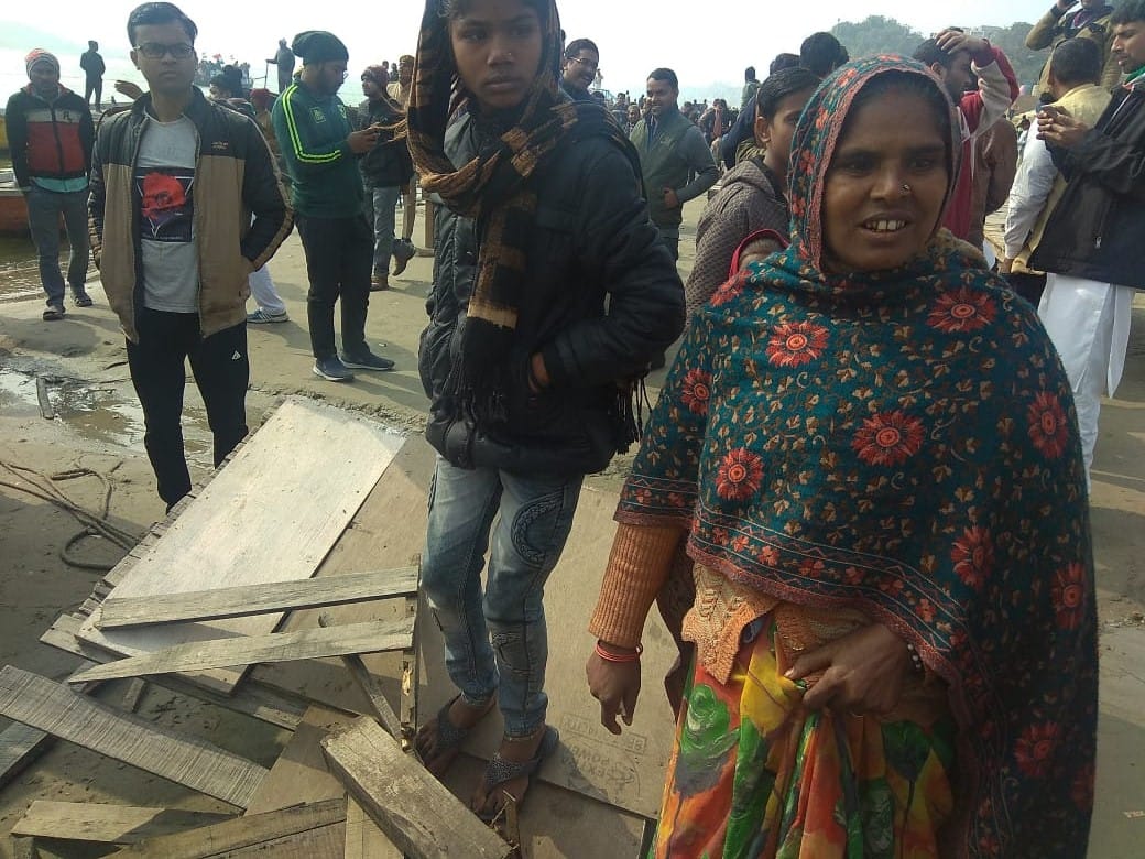 When the uncontrolled crowd broke Priyanka's sight at Ravidas Ghat, Budhna's outpost wept.
