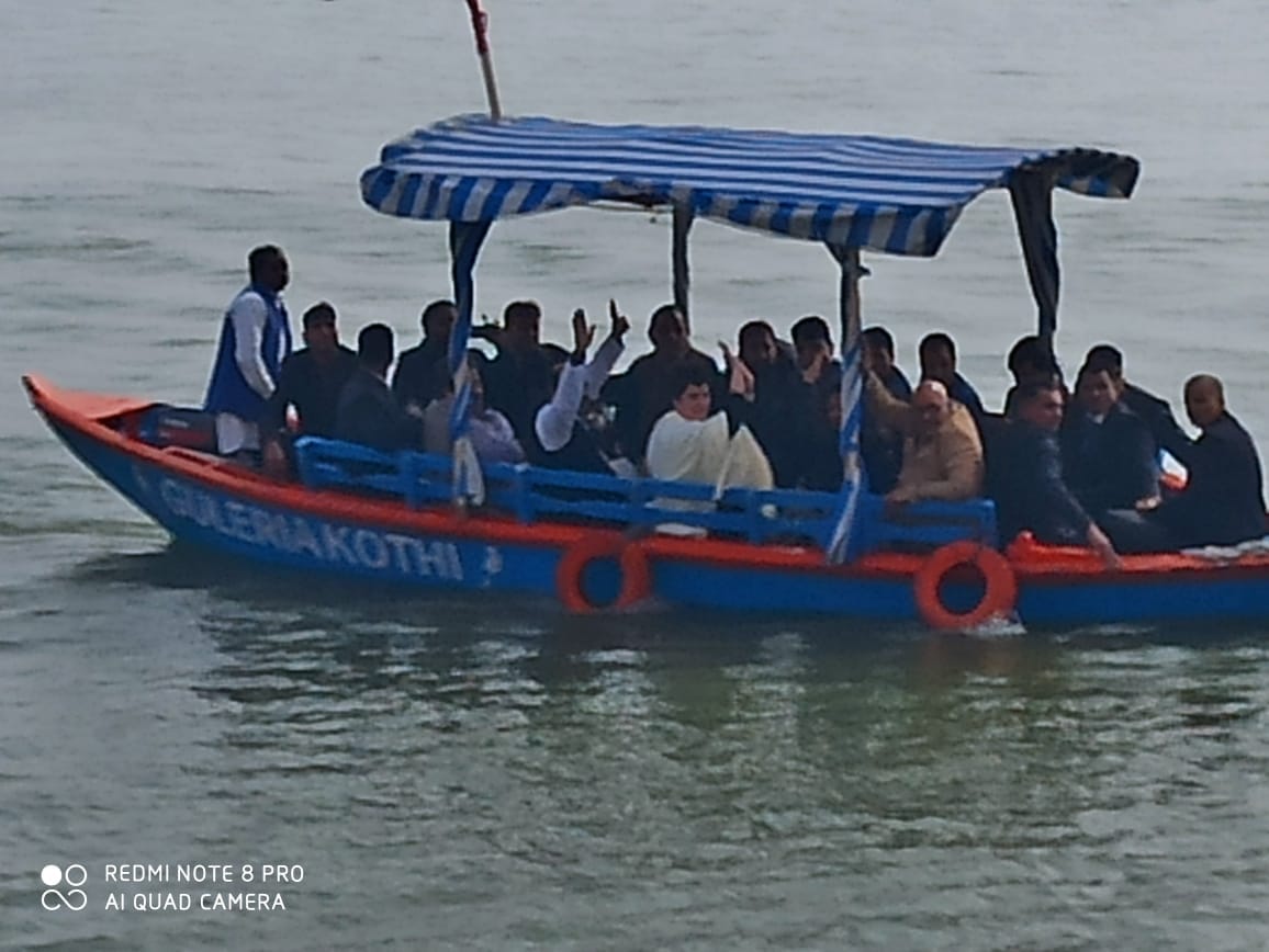 When the uncontrolled crowd broke Priyanka's sight at Ravidas Ghat, Budhna's outpost wept.