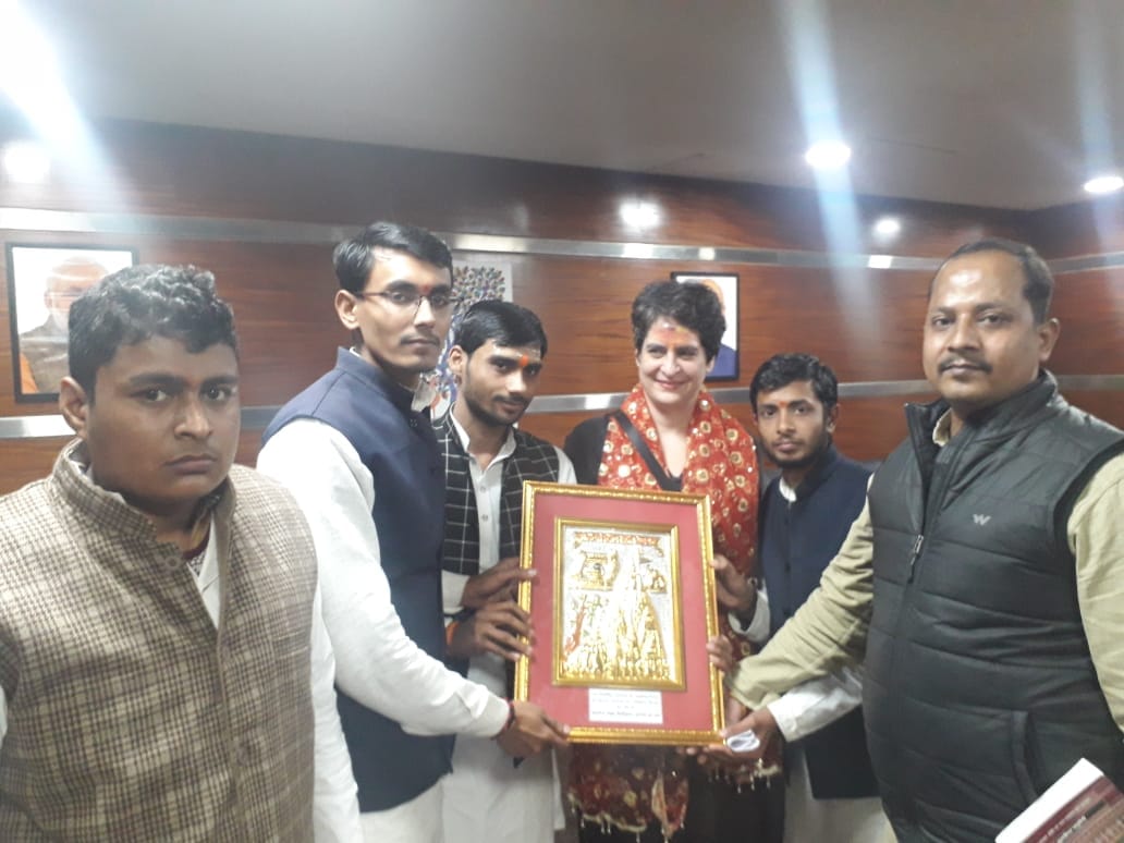Priyanka's visit could not remain untouched by the shadow of controversies
