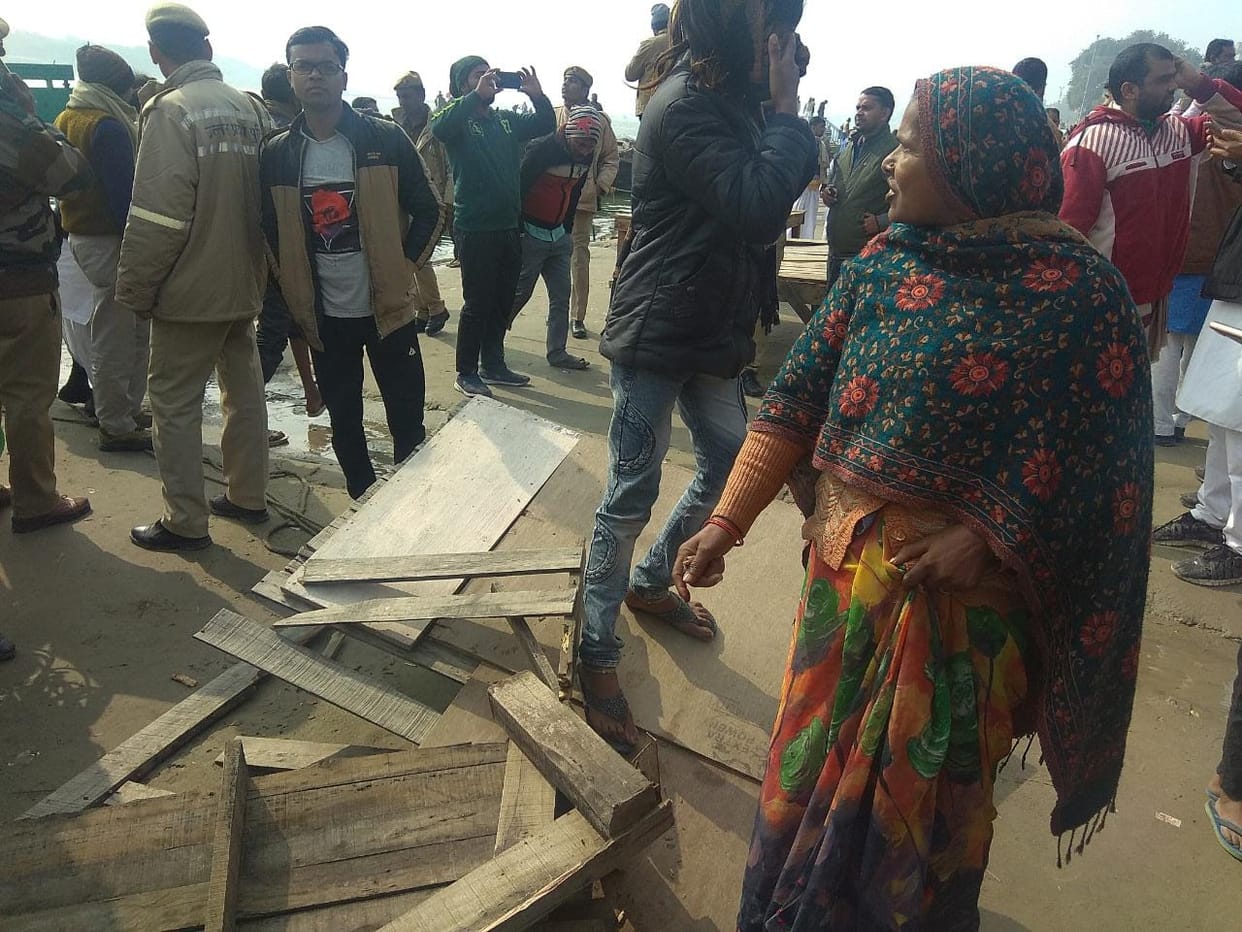 When the uncontrolled crowd broke Priyanka's sight at Ravidas Ghat, Budhna's outpost wept.