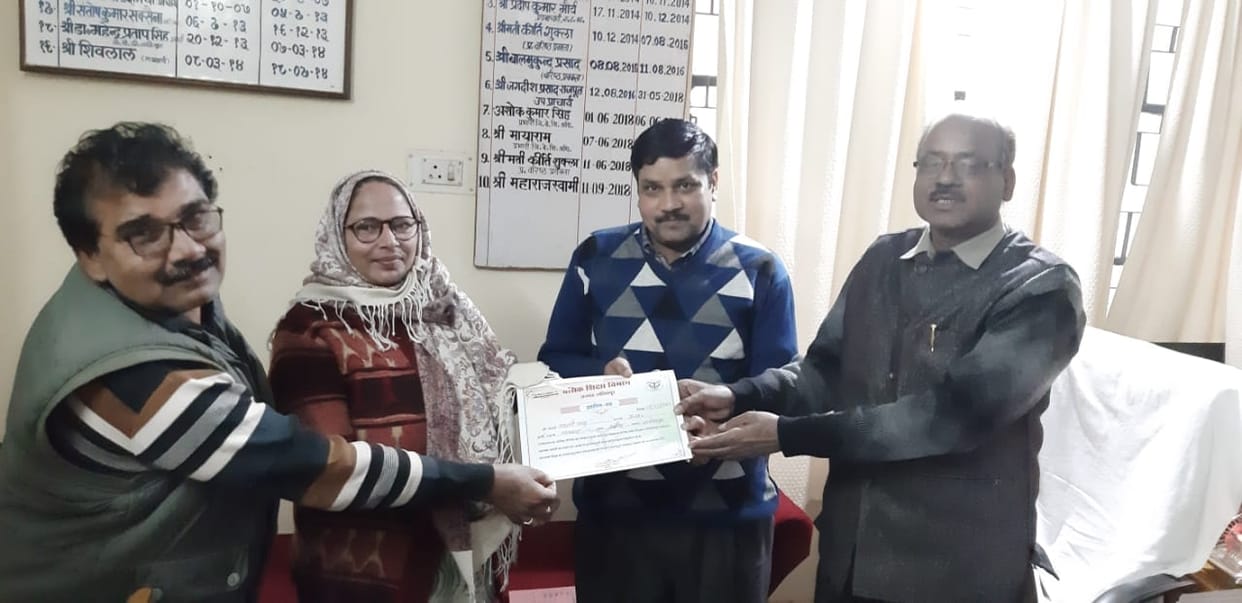 Nadanwara principal got prasasti letter from Good work
