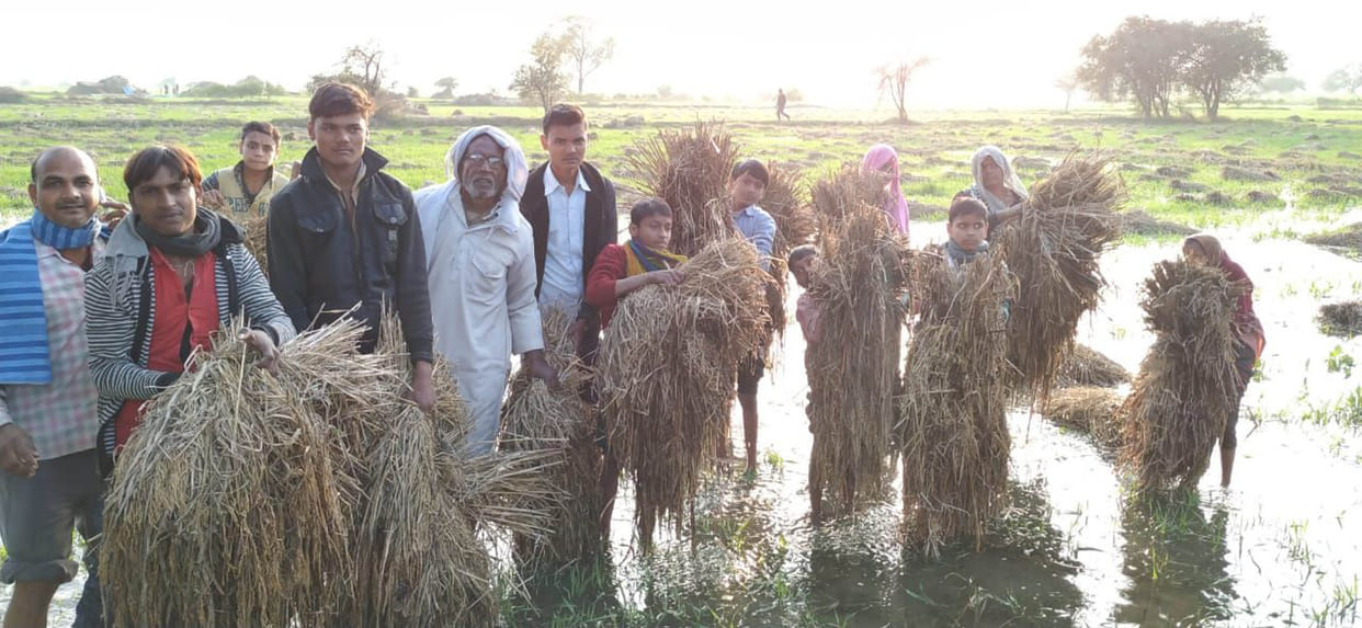 Officers did not reach to see the destruction of farmers