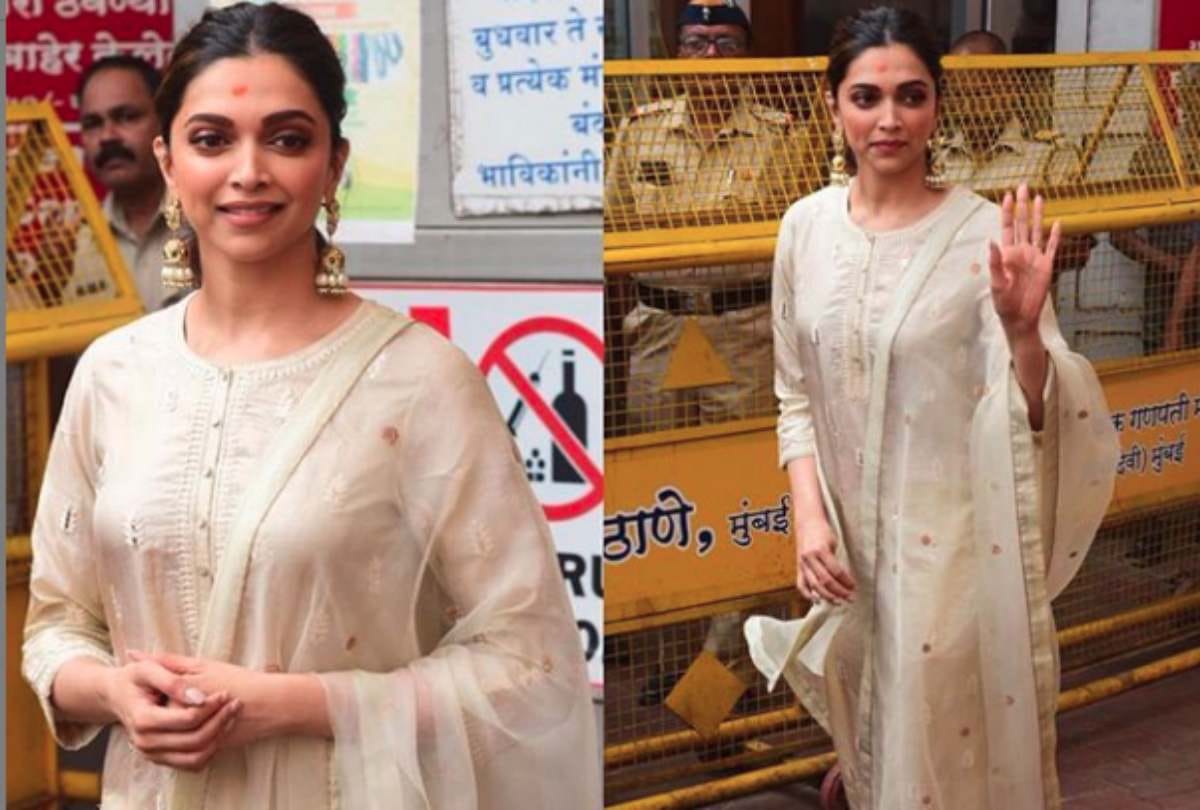 deepika padukone reached siddhivinayak temple on the day chhapaak release