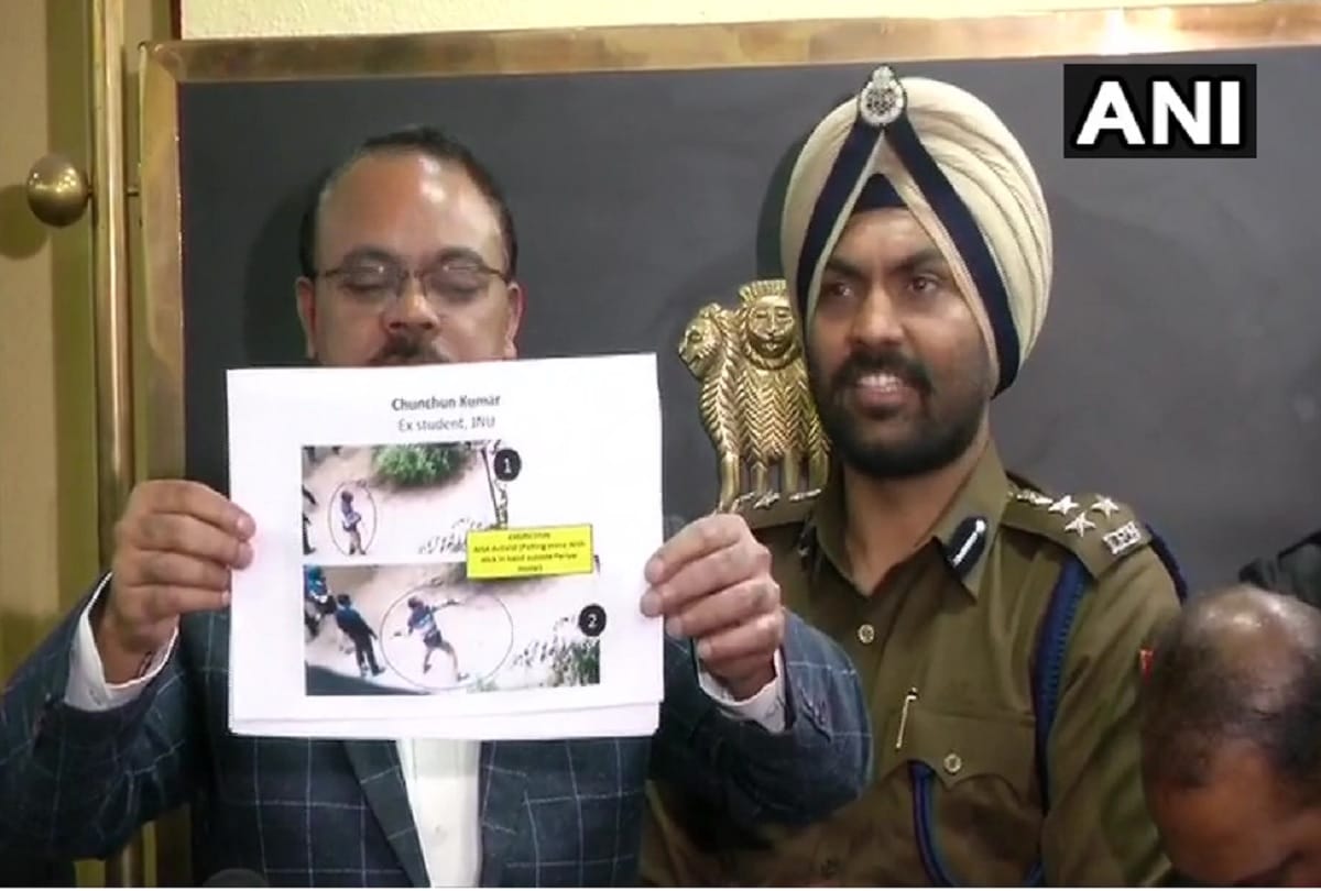 Delhi police press conference on JNU violence reveals many names with aishe ghosh