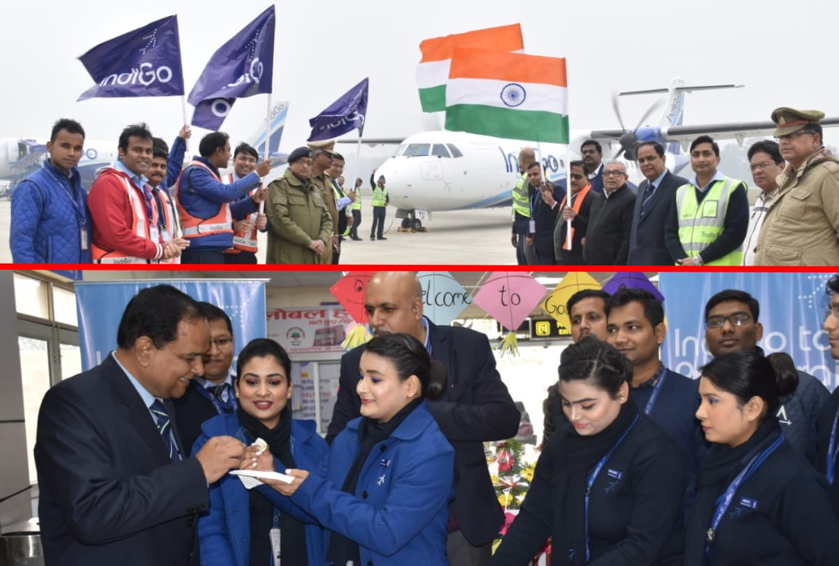 kolkata gorakhpur indigo flight