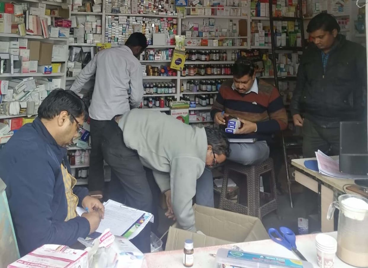 40 thousand illegal drugs caught in drug department raid