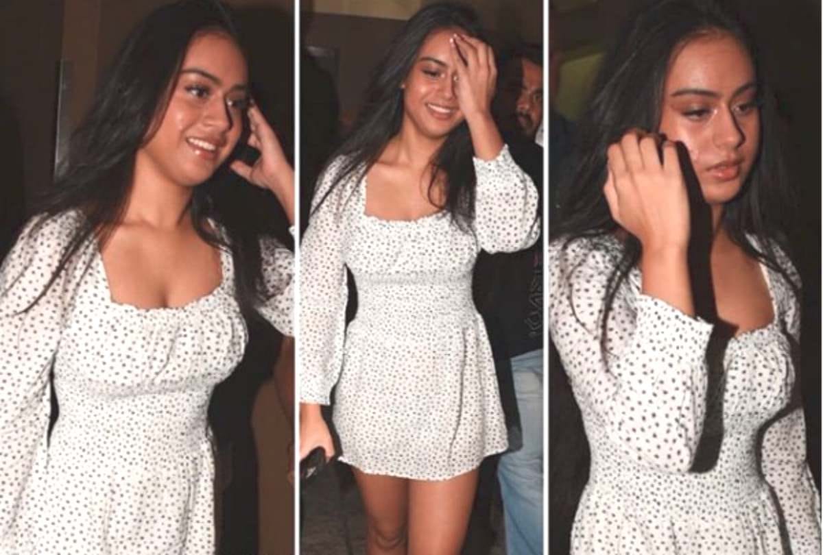 kajol and ajay devgn daughter nysa reached in special screening of tanhaji