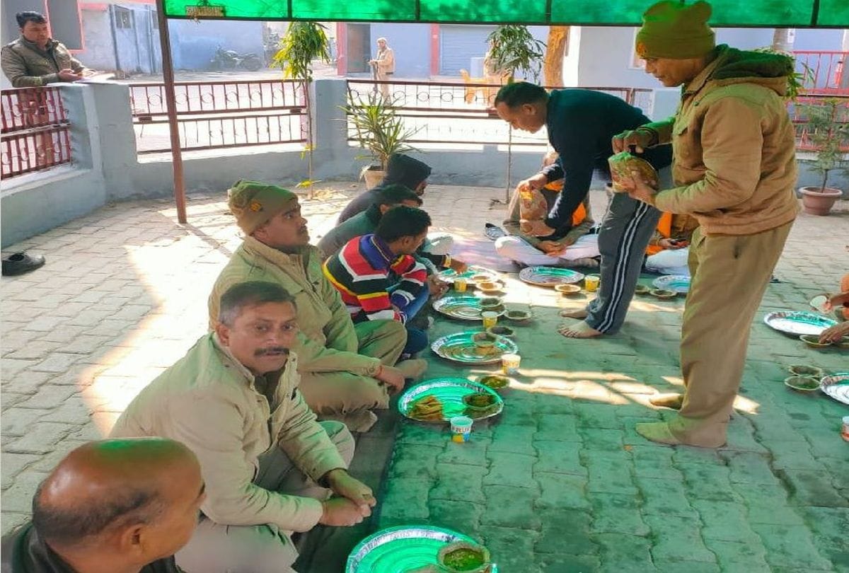trayodashi sanskar of victim girl in police station agra