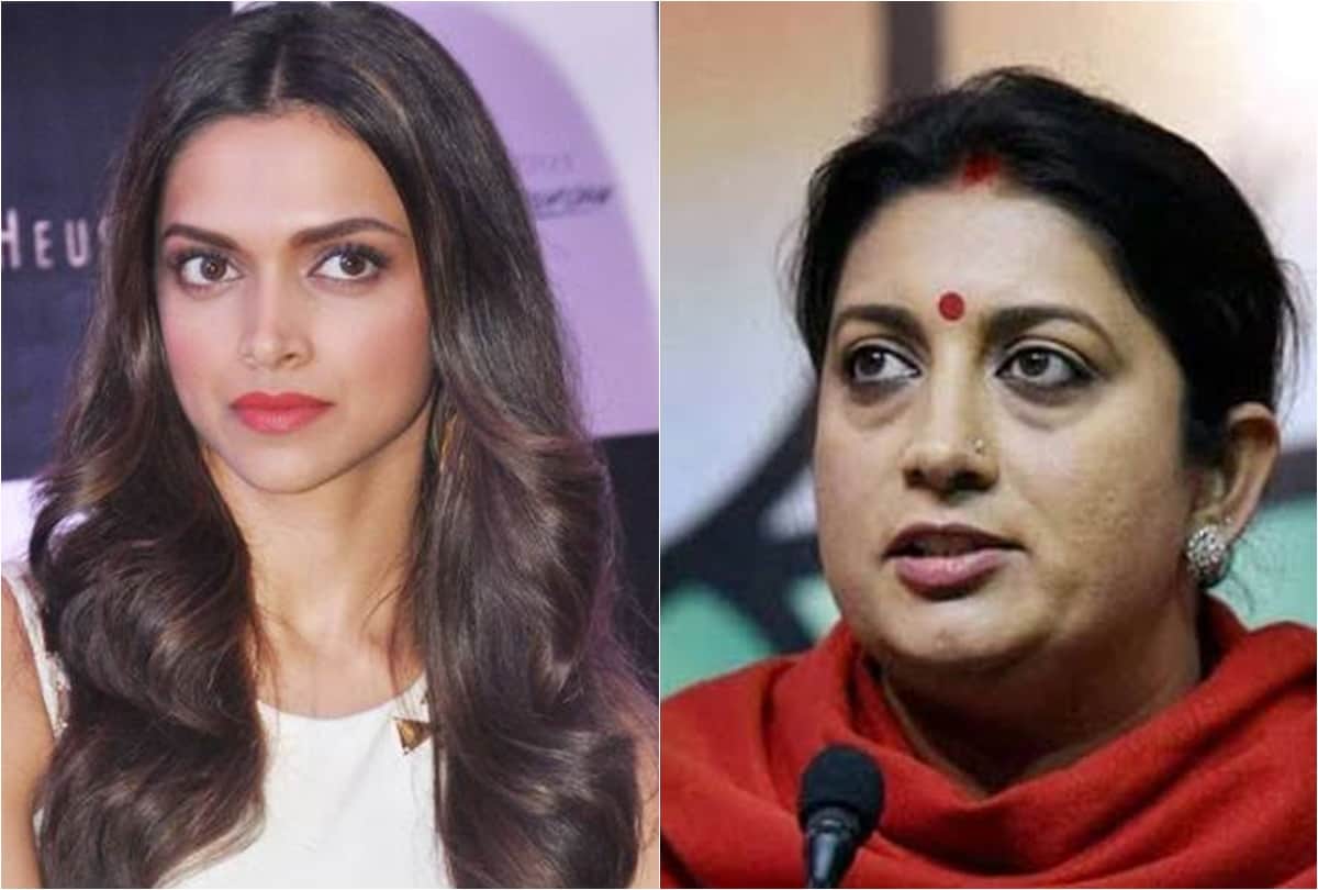 Union minister Smriti Irani has reacted to chhapaak actress Deepika Padukone visiting the JNU campus