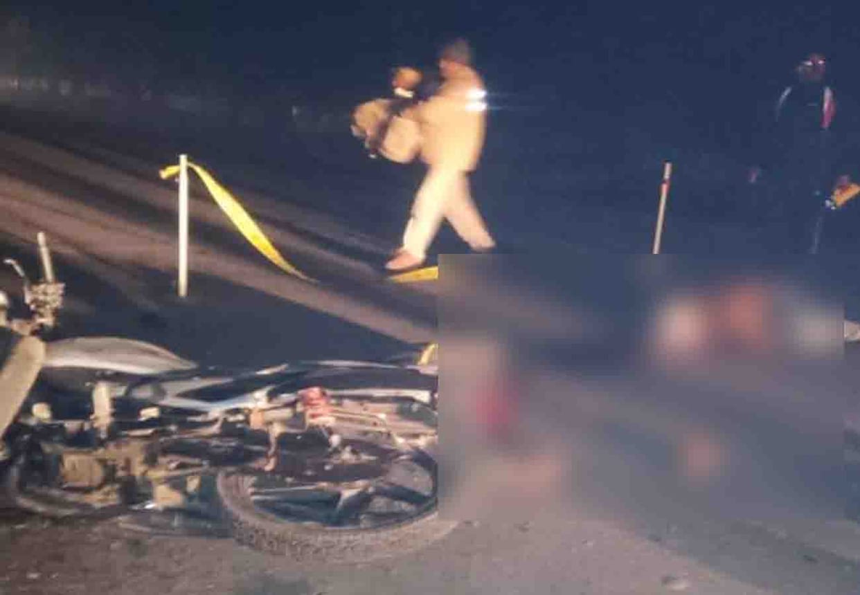 two person died on road accident in banda