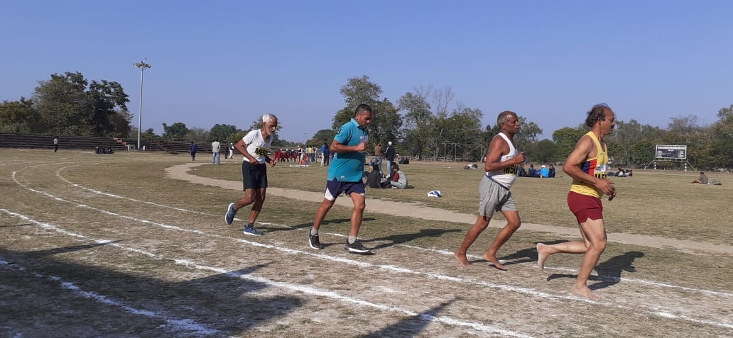 Stamina shown in Master Athletics Championship at Sonbhadra