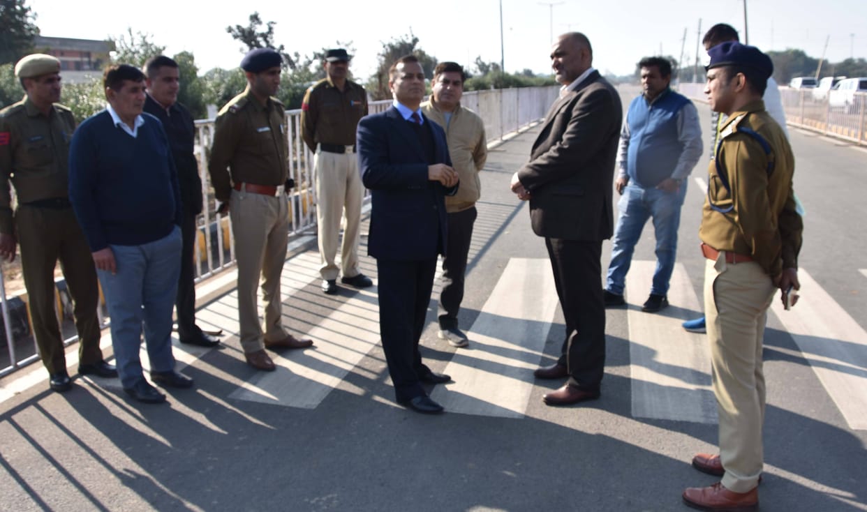 Officers observed preparation of CM Program in Rewari