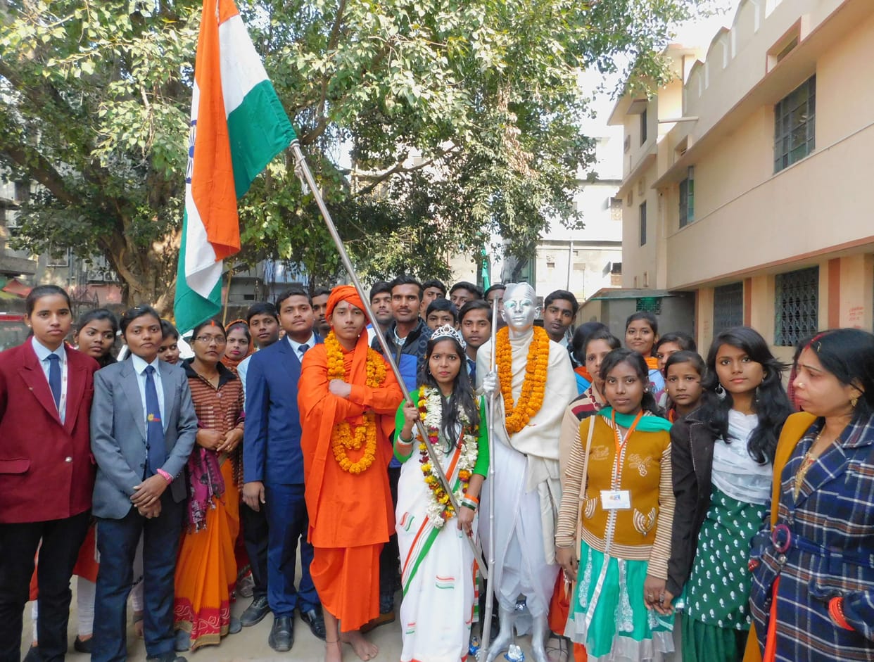 Sandesh Yatra rally came out on the eve of Vivekananda Jayanti