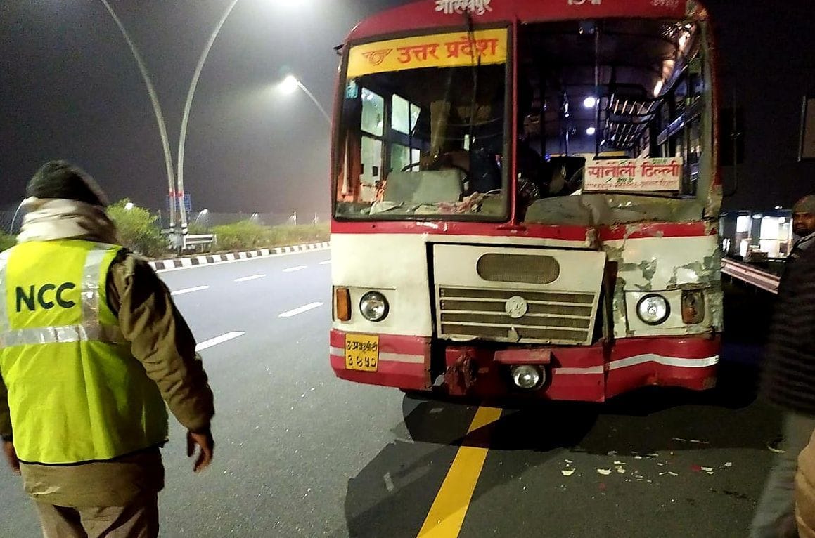 road accident,kannauj news