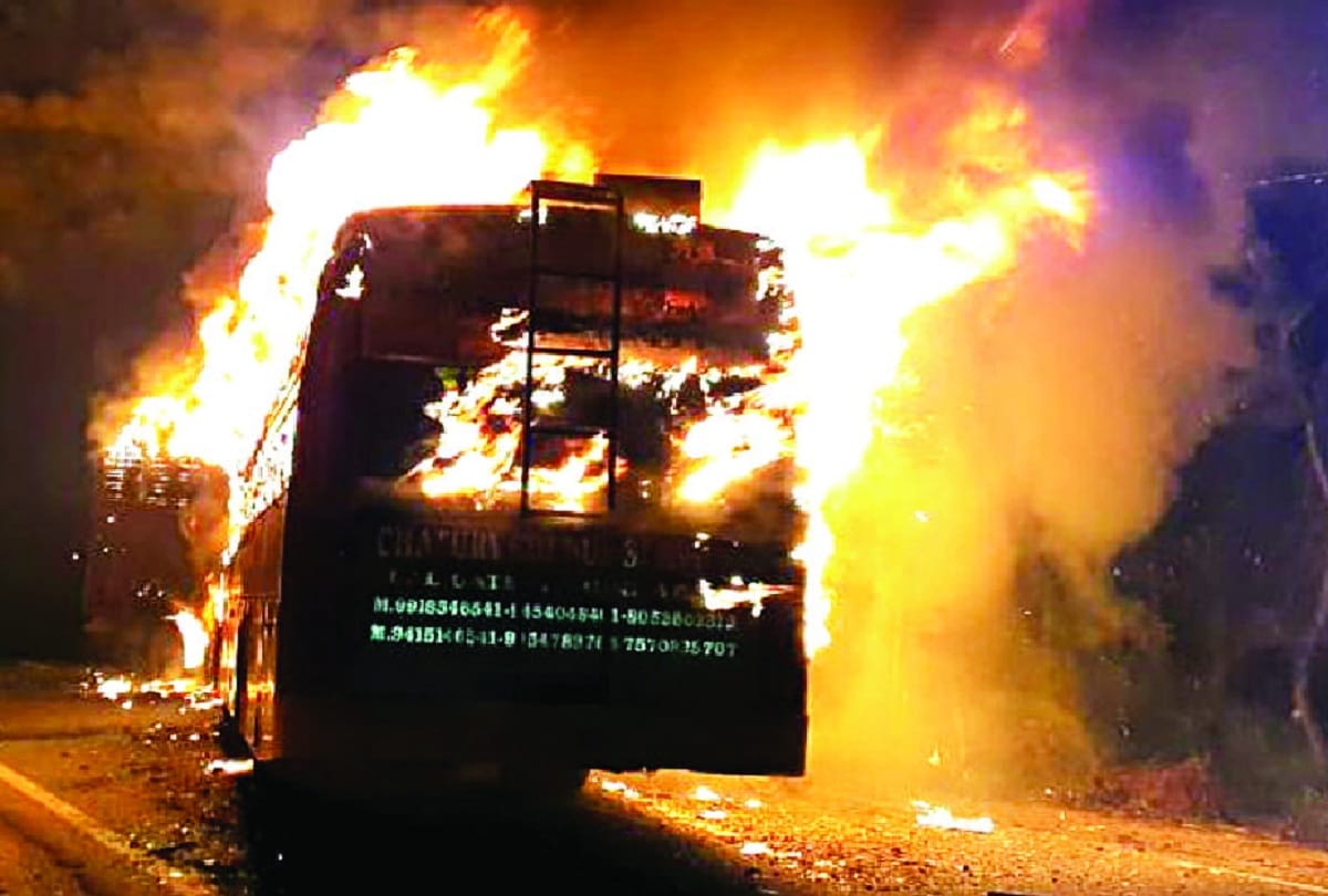 Kannauj bus accident Villagers saved many lives after collision