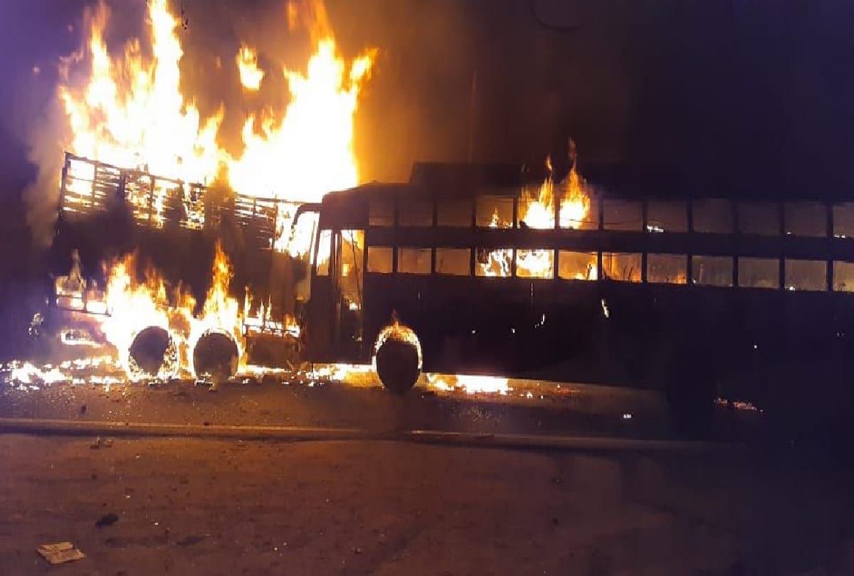 Four ARTO and one senior assistant suspended in kannauj bus accident