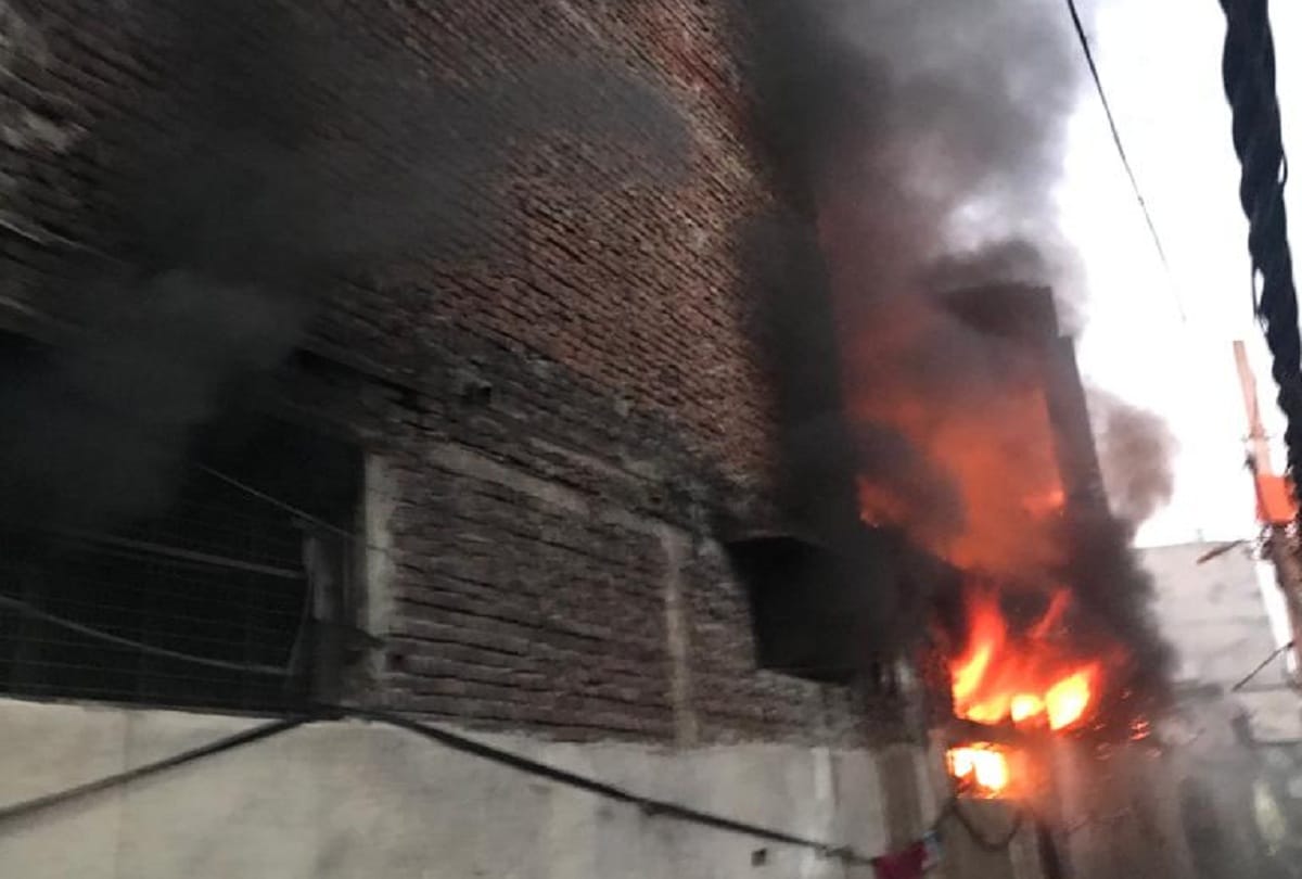 delhi shoe godown fire case co-owner of building arrested