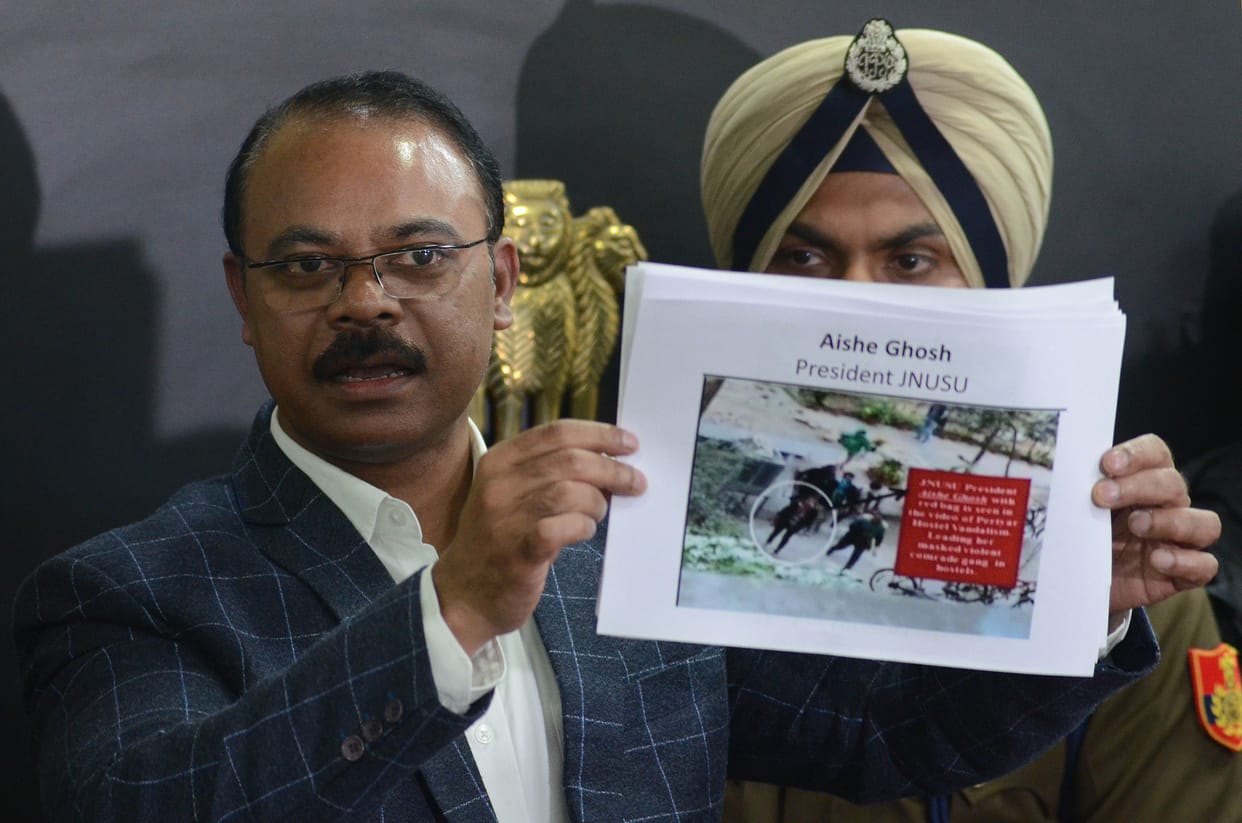 9 students identified, including Ishi Ghosh in JNU violence