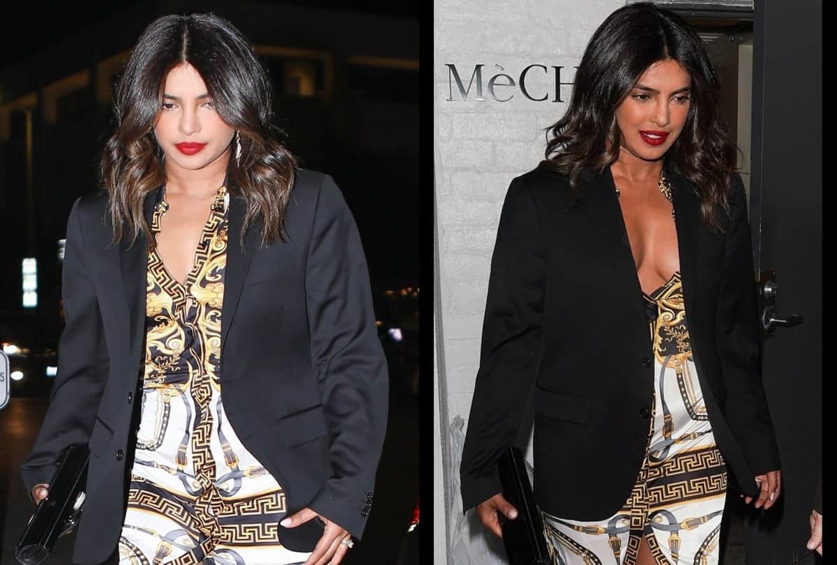 priyanka chopra new shirt dress price 1.2 lakh Rs