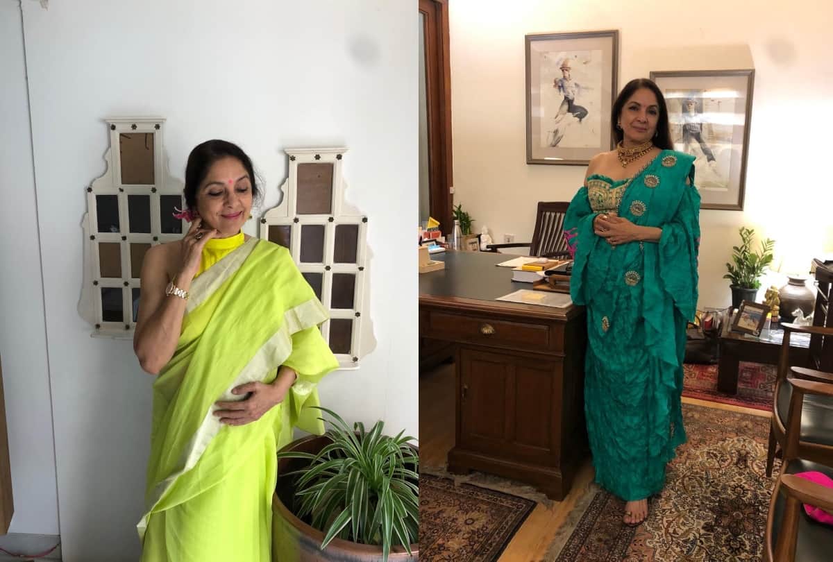neena gupta look stylish wearing short dress in her 60s