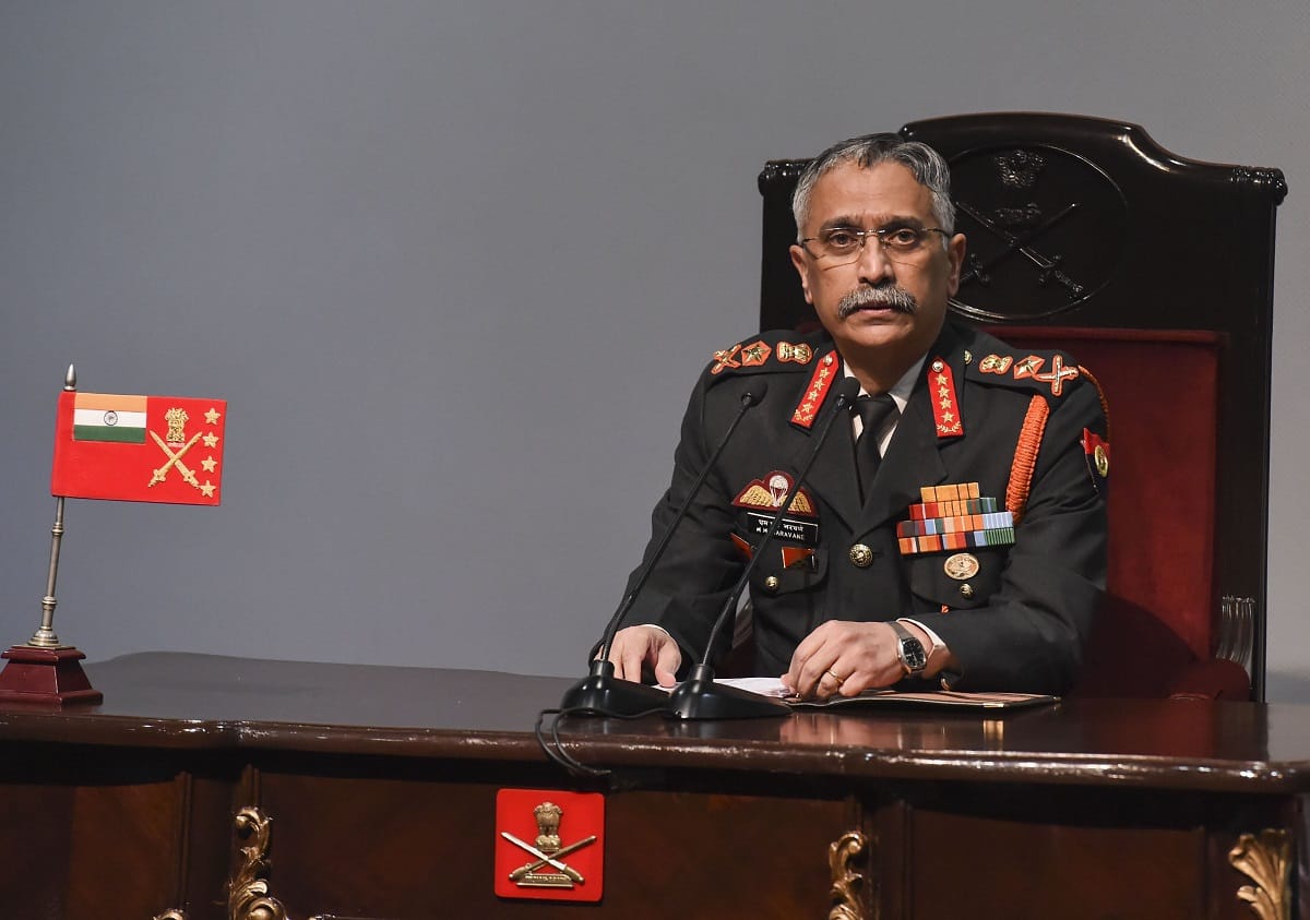 Defense preparedness review: Chief of Army Staff General Naravane at South-West Command Headquarters Jaipur