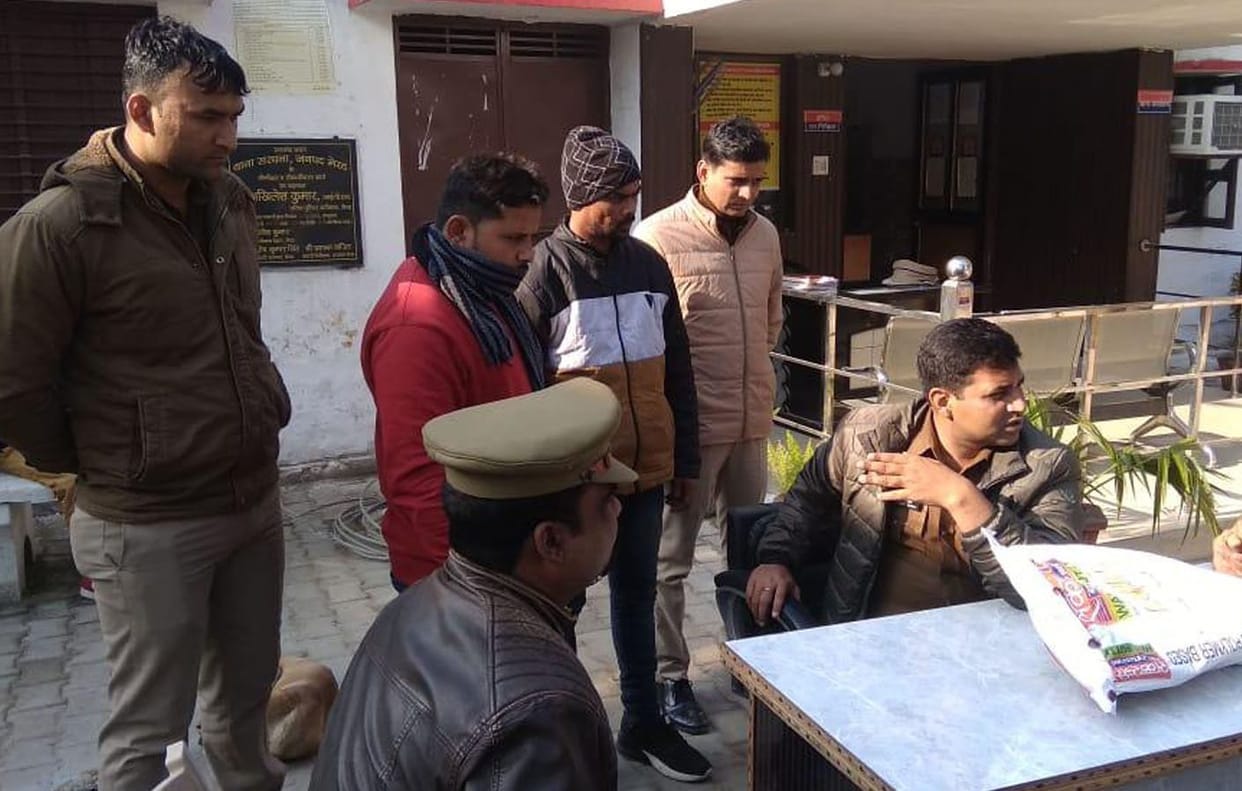 two decoits arrested which are stolen transfarmers