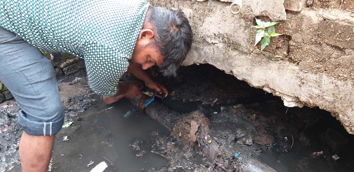 Jal Sansthan closed leakages