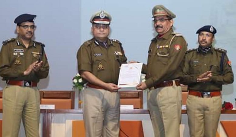 Dial-112 in-charge honored in Lucknow