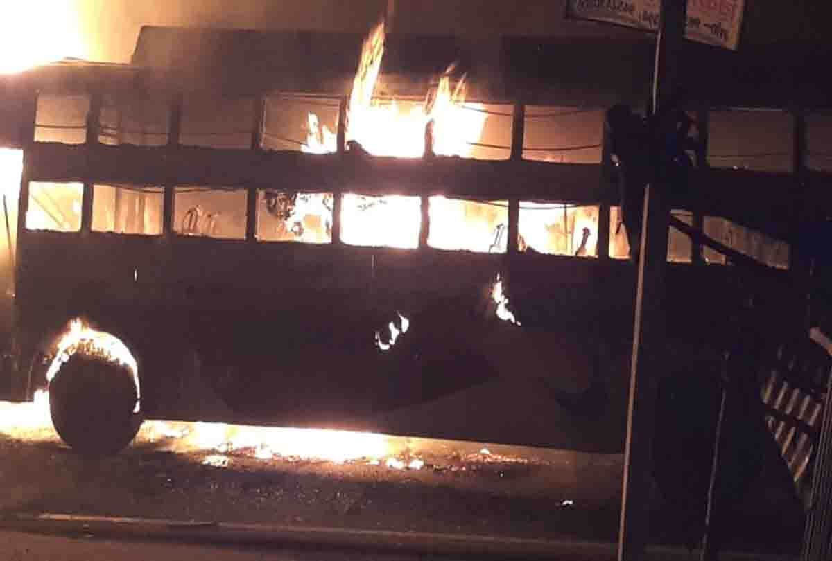 kannauj bus accident: truck was wrong side