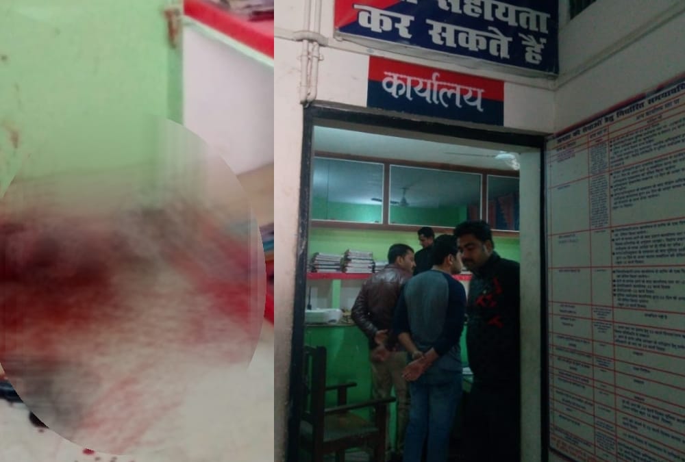 A woman constable commits suicide in Sitapur.